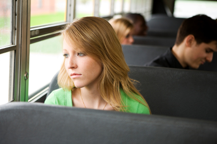 Cascadian Farm-Teenage Girl on Bus